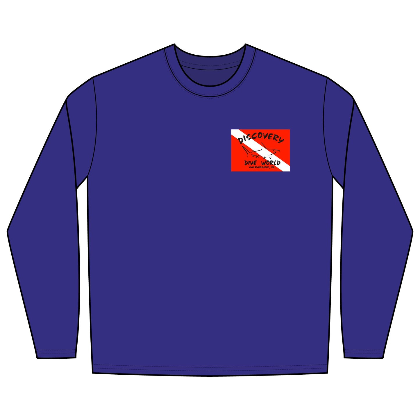 SS United States Long Sleeve Dive Rashguard Tee