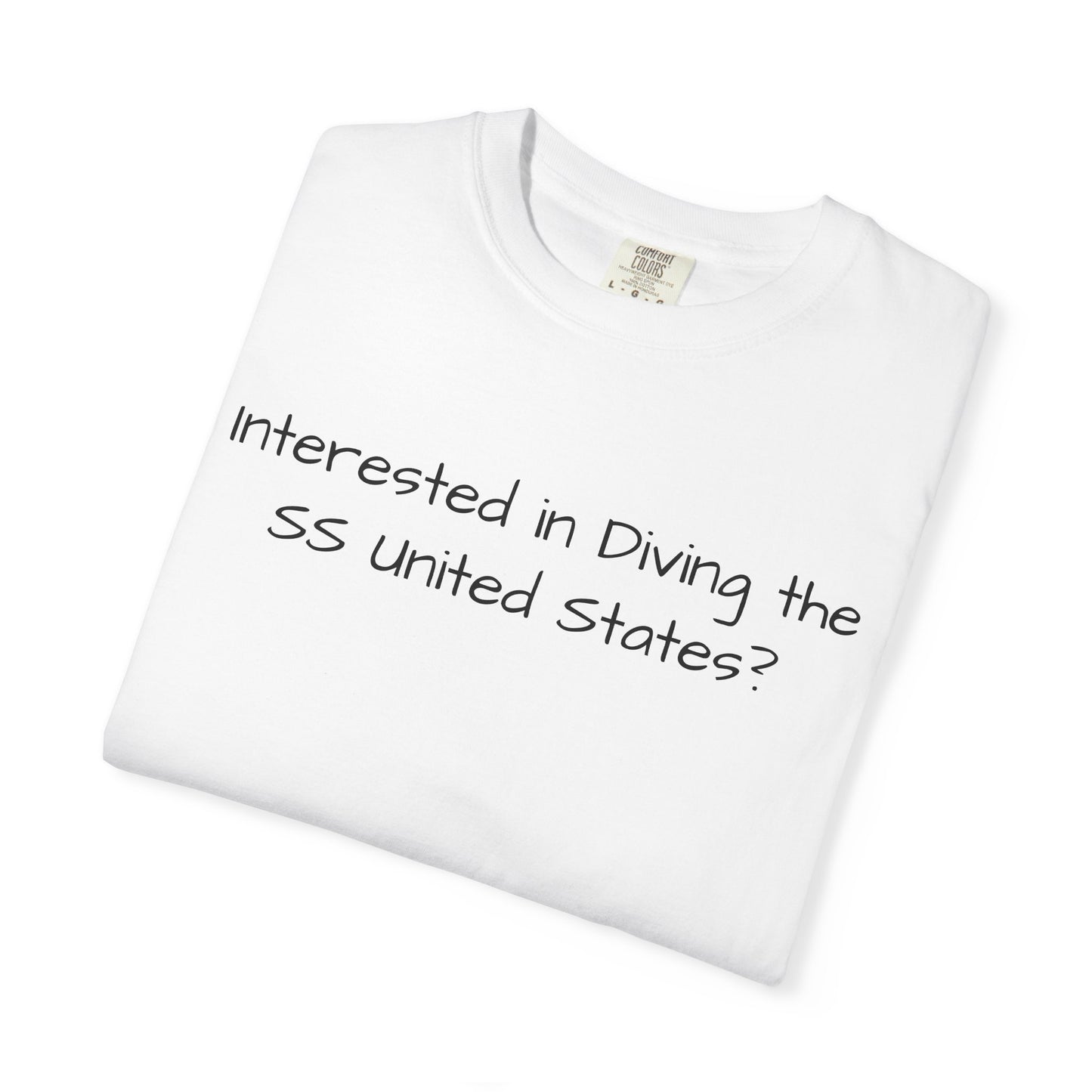 Discovery Dive World T-Shirt - Explore the SS United States with Discovery Dive World