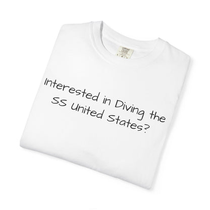 Discovery Dive World T-Shirt - Explore the SS United States with Discovery Dive World