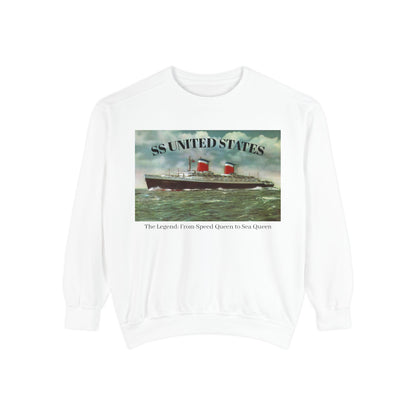 SS United States - Sweatshirt. Speed Queen to Sea Queen