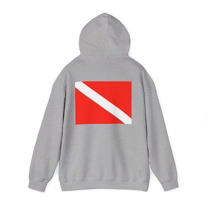Nautical SS United States Hoodie — Cruise Ship Logo Pullover with Diver Flag