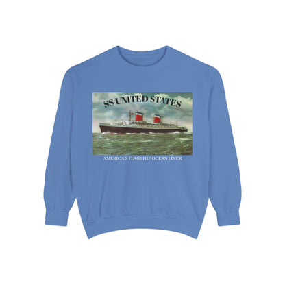 SS United States - Sweatshirt, AMERICA'S FLAGSHIP OCEAN LINER