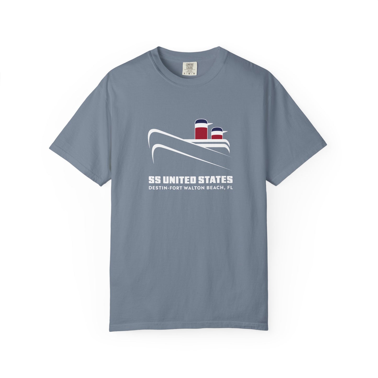 T-Shirt | Minimal Red & Navy Capsule Chest Graphic