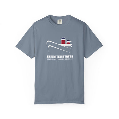 T-Shirt | Minimal Red & Navy Capsule Chest Graphic