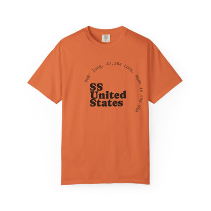 SS United States T-shirt - Largest Artificial Reef - Blue Riband Winner