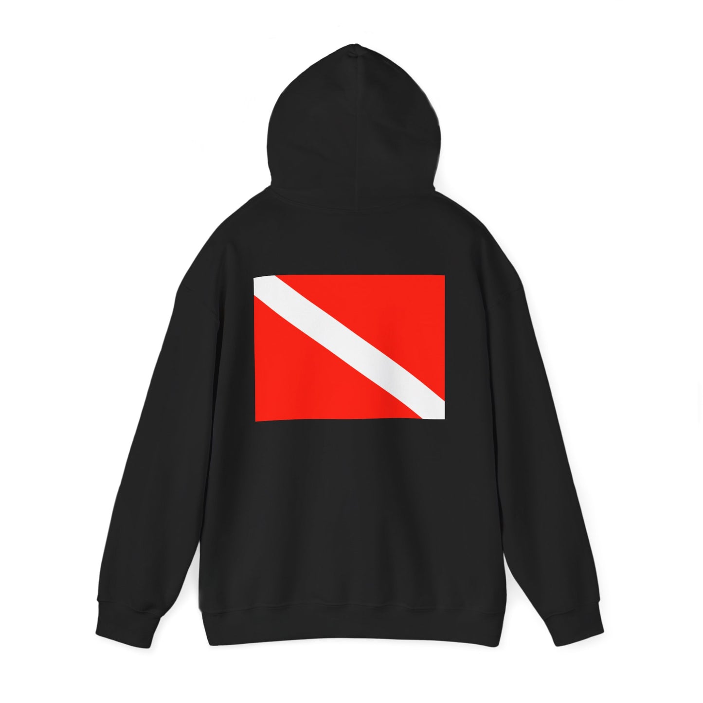 Diver Down Flag Hoodie - Scuba Diving Pullover