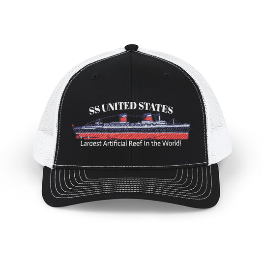 SS United States Trucker Cap - Largest Artificial Reef In the World!