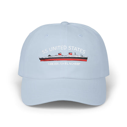SS UNITED STATES - Classic Dad Cap "AMERICA'S FLAGSHIP"