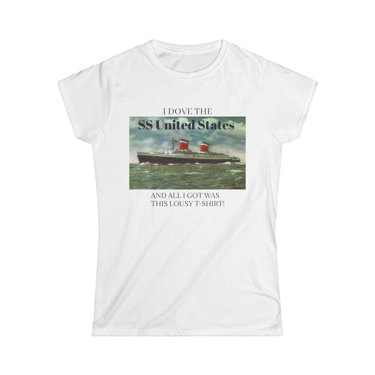 SS United States - T Shirt. All I got was this lousy shirt