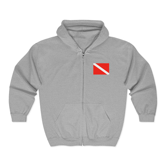 SS United States - Full Zip Hooded Sweatshirt, Dive Sweatshirt