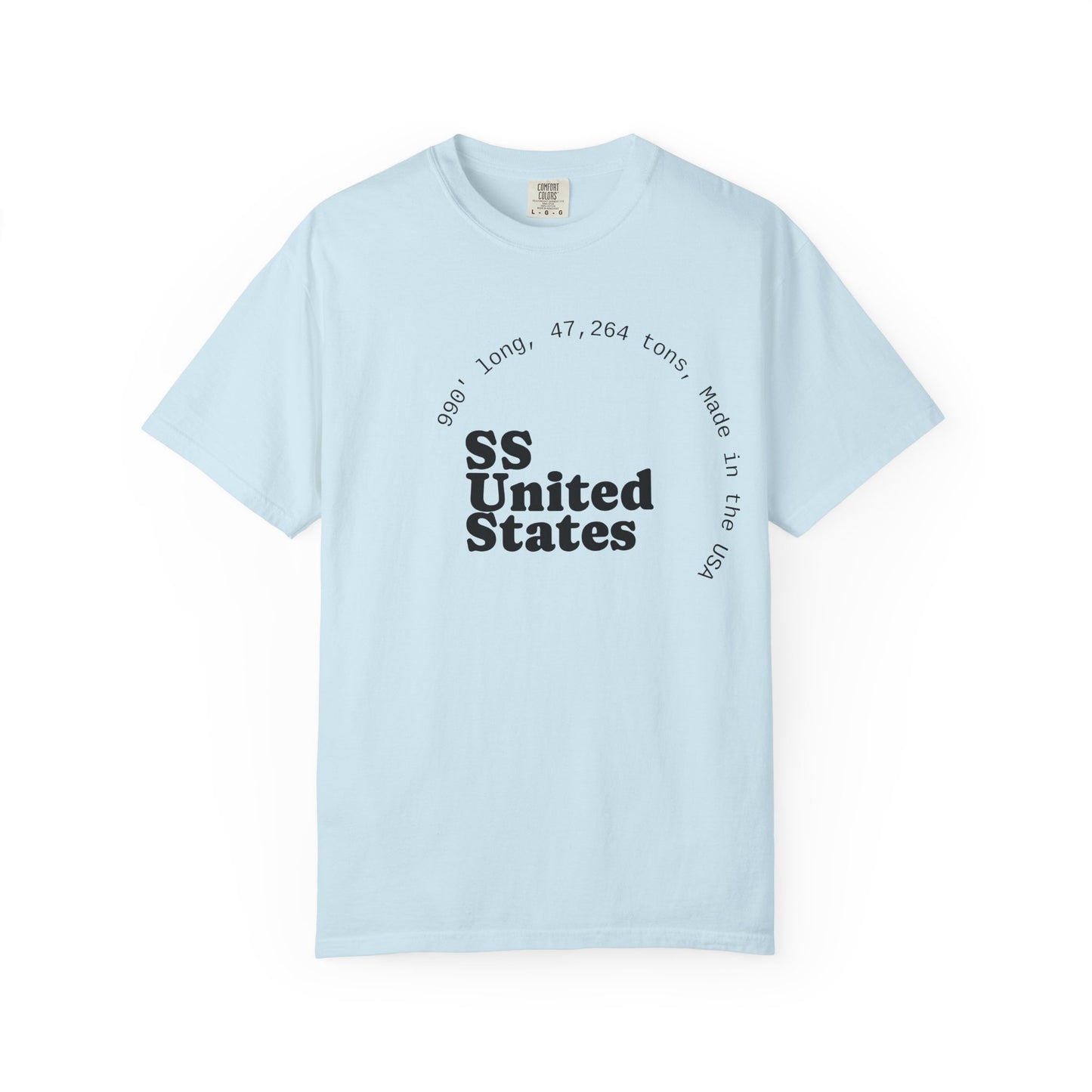 SS United States T-shirt - Largest Artificial Reef - Blue Riband Winner