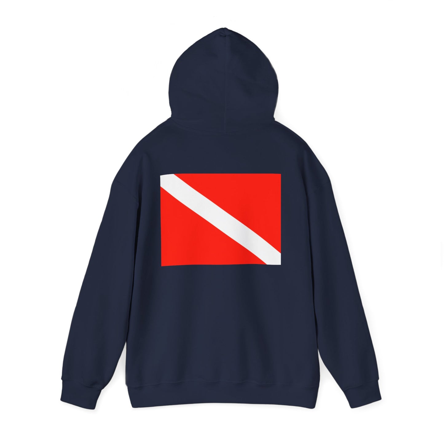 Diver Down Flag Hoodie - Scuba Diving Pullover