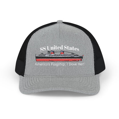 SS United States Trucker Cap - Largest Artificial Reef In the World!