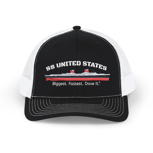 SS United States - Trucker Cap "Biggest. Fastest. Dove It"