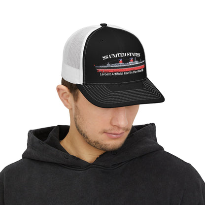 SS United States Trucker Cap - Largest Artificial Reef In the World!