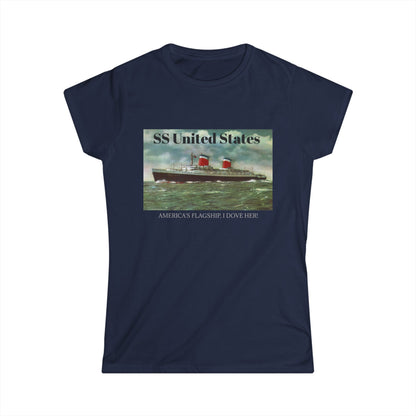 SS United States - T Shirt. AMERICA'S FLAGSHIP, I DOVE HER!