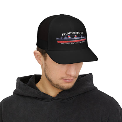 SS United States Trucker Cap "Fastest Ship You'll Ever Dive"