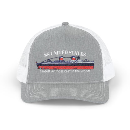 SS United States Trucker Cap - Largest Artificial Reef In the World!