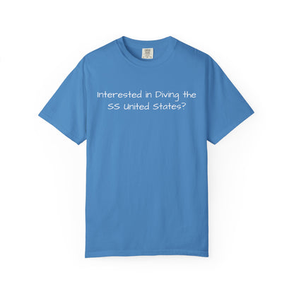 Discovery Dive World T-Shirt - Explore the SS United States with Discovery Dive World