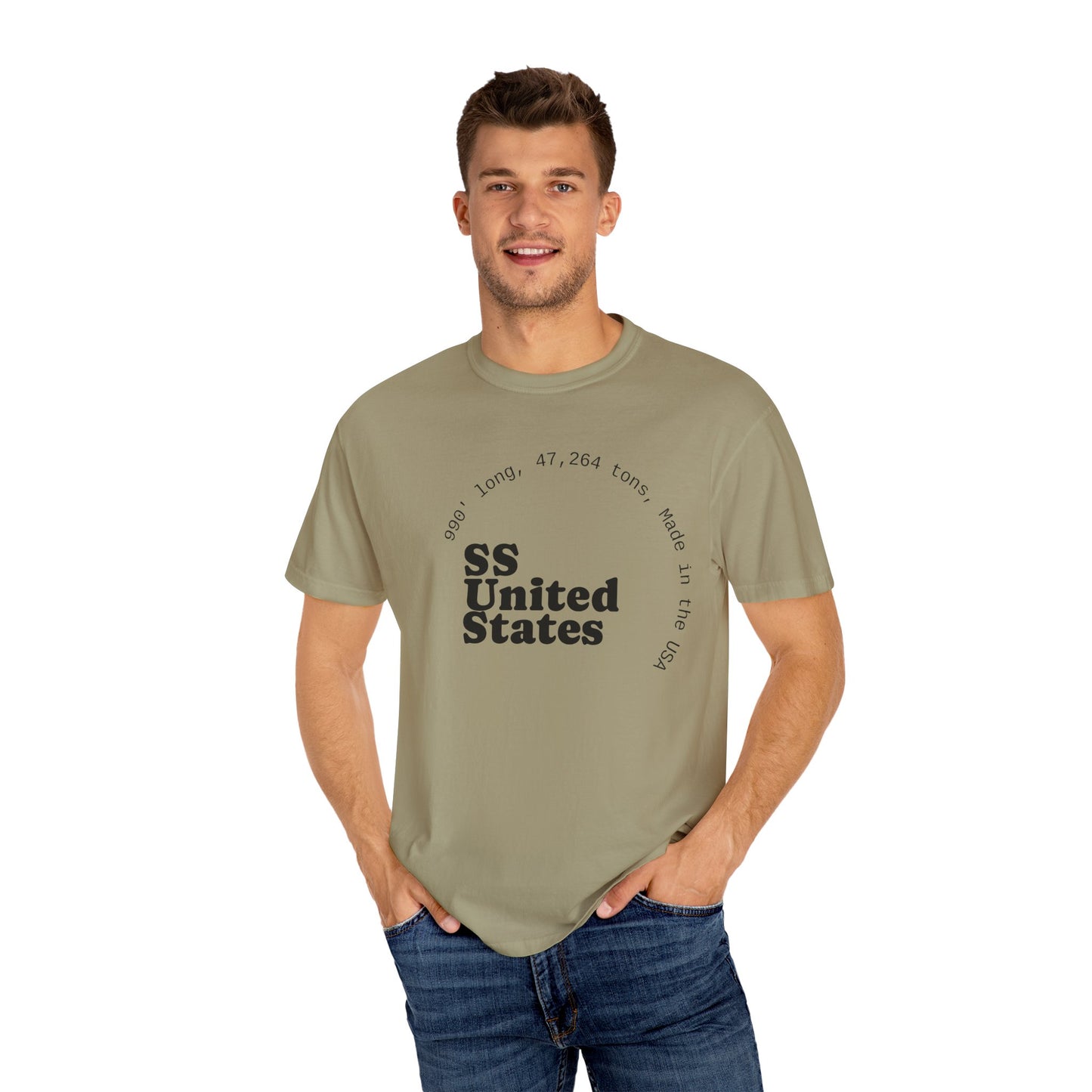 SS United States T-shirt - Largest Artificial Reef - Blue Riband Winner