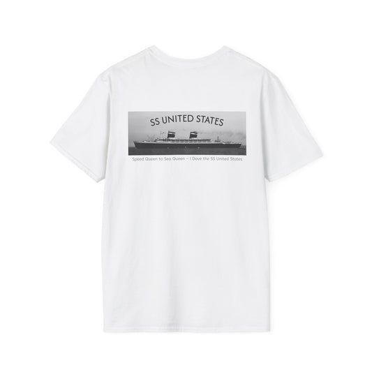 SS United States -T-Shirt, Dive the Legend, Discovery Dive World