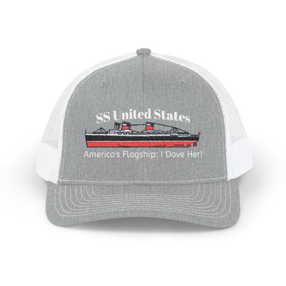 SS United States Trucker Cap - Largest Artificial Reef In the World!