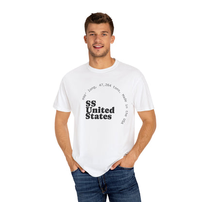 SS United States T-shirt - Largest Artificial Reef - Blue Riband Winner