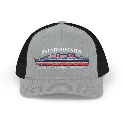 SS United States Trucker Cap - Largest Artificial Reef In the World!