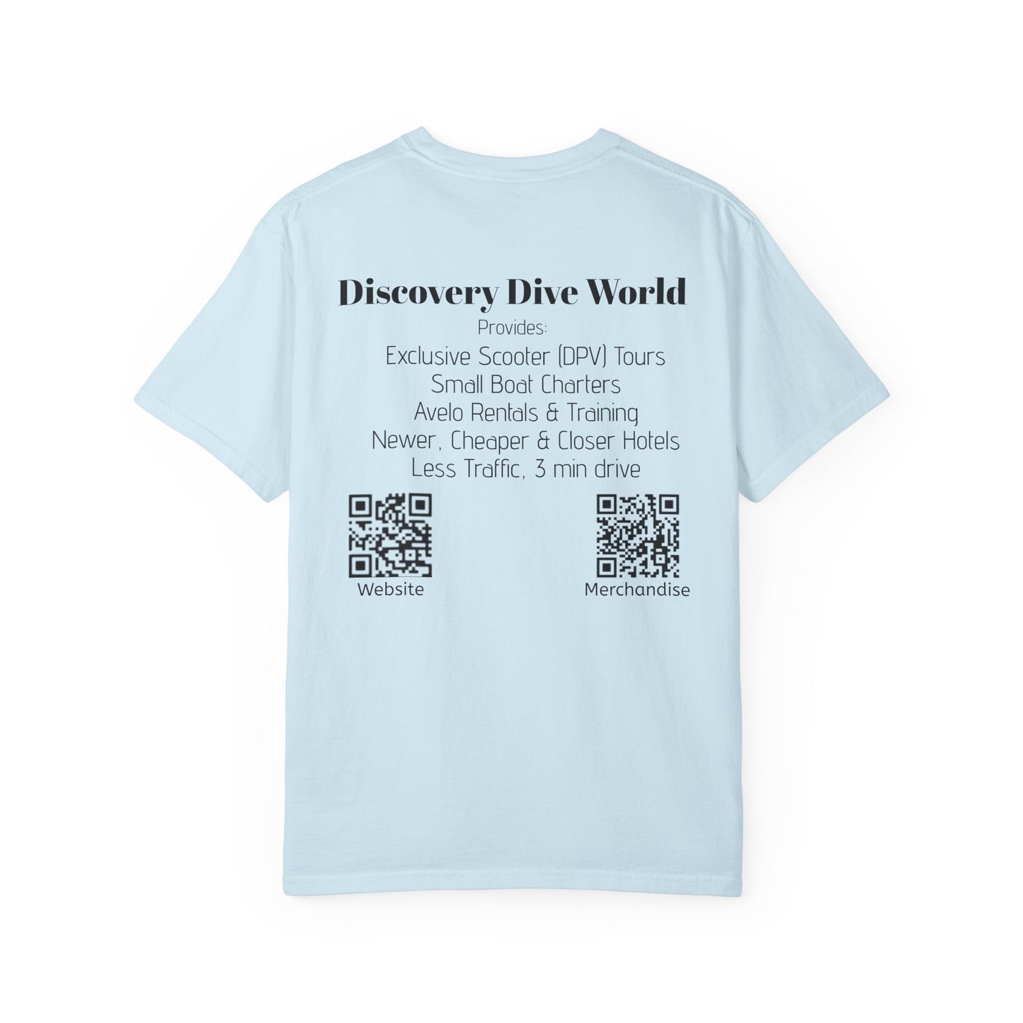 Discovery Dive World T-Shirt - Explore the SS United States with Discovery Dive World