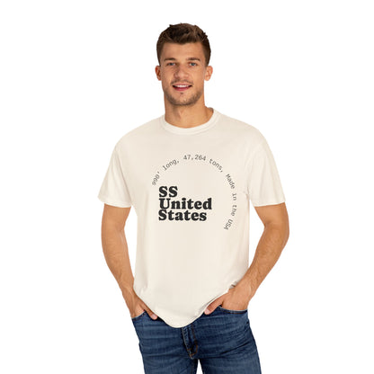 SS United States T-shirt - Largest Artificial Reef - Blue Riband Winner