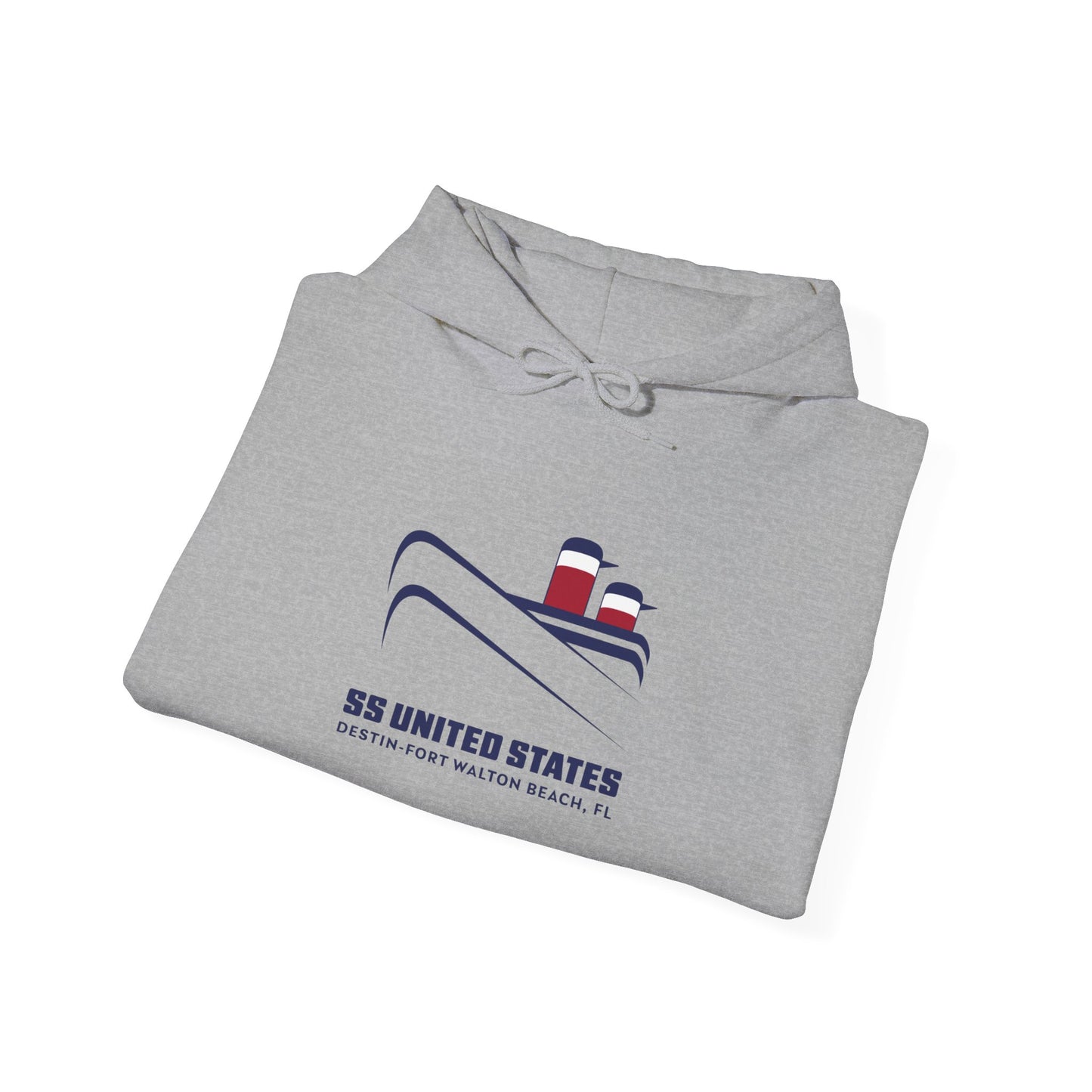 Nautical SS United States Hoodie — Cruise Ship Logo Pullover with Diver Flag