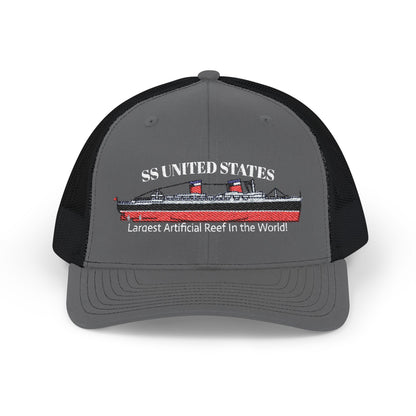 SS United States Trucker Cap - Largest Artificial Reef In the World!