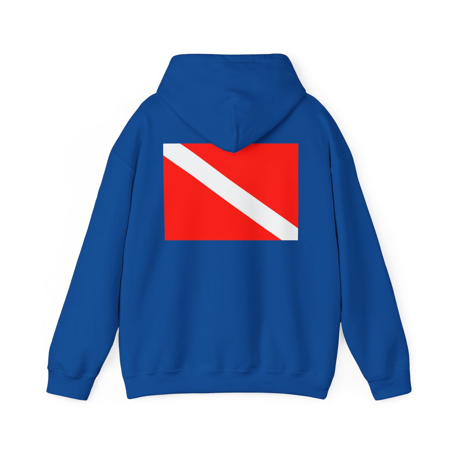 Diver Down Flag Hoodie - Scuba Diving Pullover