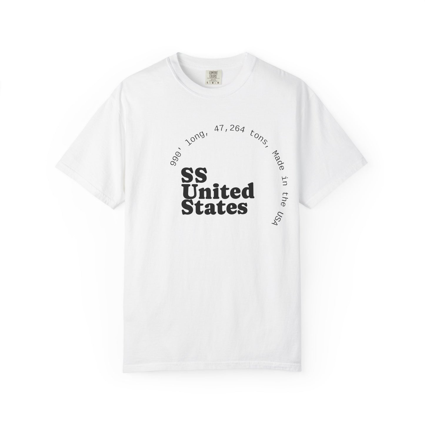 SS United States T-shirt - Largest Artificial Reef - Blue Riband Winner