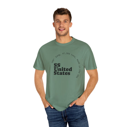 SS United States T-shirt - Largest Artificial Reef - Blue Riband Winner